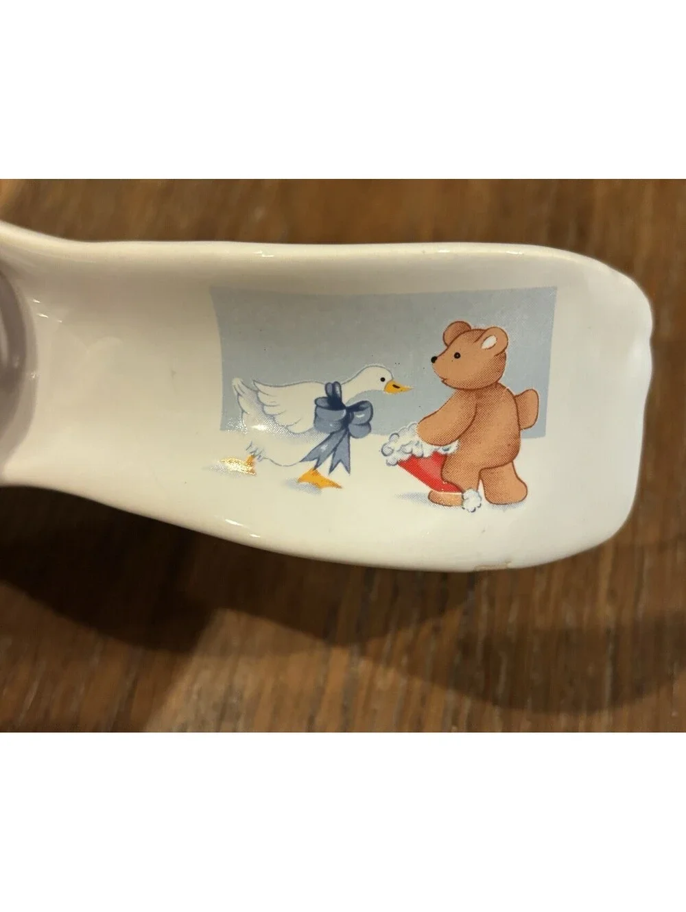 Vintage 80s 90s House Of Loyd “Goose & Bear” Spoon Rest, Cottage Core, Farmhouse